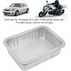 Qinlorgo Oil Drain Pan,Oil Drain Pan Leak Free Portable Universal Metal Construction Automotive Oil Change Container(5L)