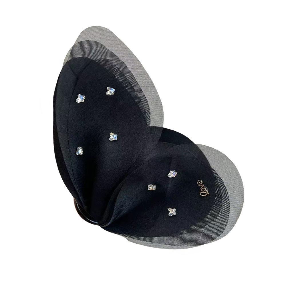 Sparkling Diamond Butterfly Hair Clip Delicate Crystal Temperament Headdress For Girl Lady Women