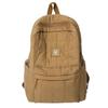 Schoolbag Korean Version Ins Simple Solid Color Backpack Bag Women's Large Capacity Versatile Square Student Schoolbag Fashion Casual Backpack