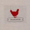 Tablier "Poule 60x80cm - Atmosphera Createur D'interieur
