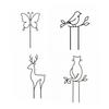 Weather Resistance Cat Plant Fixed Frame Hollow Out Plant Climbing Trellis  Greenhouse