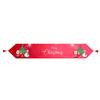 Super Soft Digital Printed Tassel Table Runner Christmas Style Festive Atmosphere Christmas Printed Table Runner