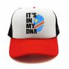 Democratic Congo Flag Trucker Hat Adjustable Mesh Baseball Cap Patriotic Congo Casual Sun Hats for Unisex Women