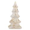 Christmas Glass Tree Table Lamp Vintage Desktop Light With Star Sequins Holiday Decor