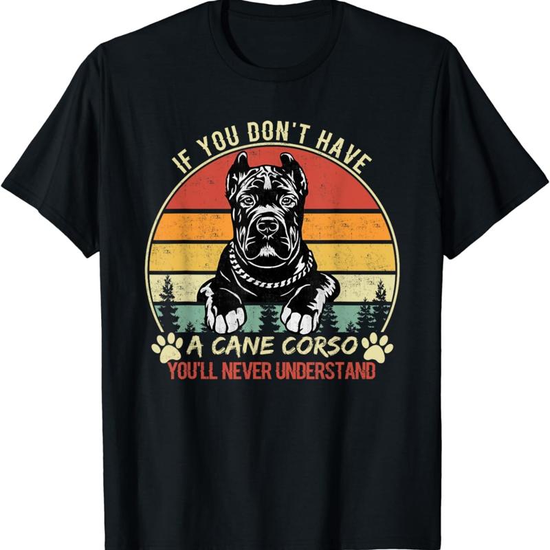 

Vintage Retro You ll Never Understand Cane Corso Dog Owner T Shirt S разноцветный