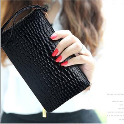 Crocodile Pattern Wallet Mid-length Coin Purse PU Coin Purse