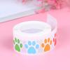 500Pcs Colorful Paw Print Stickers Dog Cat Paw Labels Stickers Reward Sticker