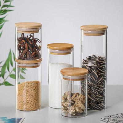 Glass Sealed Food Storage Jar with Lid
