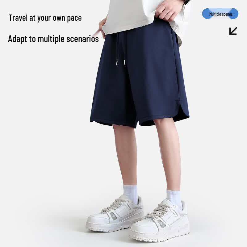 MINISO Men's Knit Running & Casual Shorts