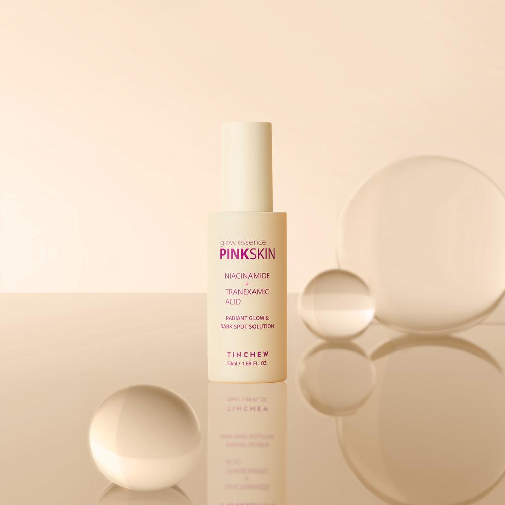 

TINCHEW Pinkskin Персик / Цитрус / Эссенция для сияния 50 мл, Осветляющая, Питательная, Увлажняющая, Корейская косметика, Kbeauty Glow