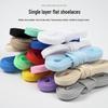 8mm Colored Polyester Flat Shoelaces for White, Board, Sports, and Casual Shoes