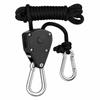 10 Pcs Nylon with Aluminum Handles Adjustable Rope Hangers Flexible Cord Hooks  Hanging Equipment