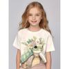 Children Clothing Girls Enchanting 3d Fairy Print Short Sleeve T Shirt Tops Comfortable Crew Neck Casual Tees Kids Girl Clothes