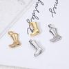 1PC Creative Brass West Cowboy Series Charm  Multicolor Boots Clear Cubic Zirconia Poker Pendant Necklace DIY For Jewelry Making