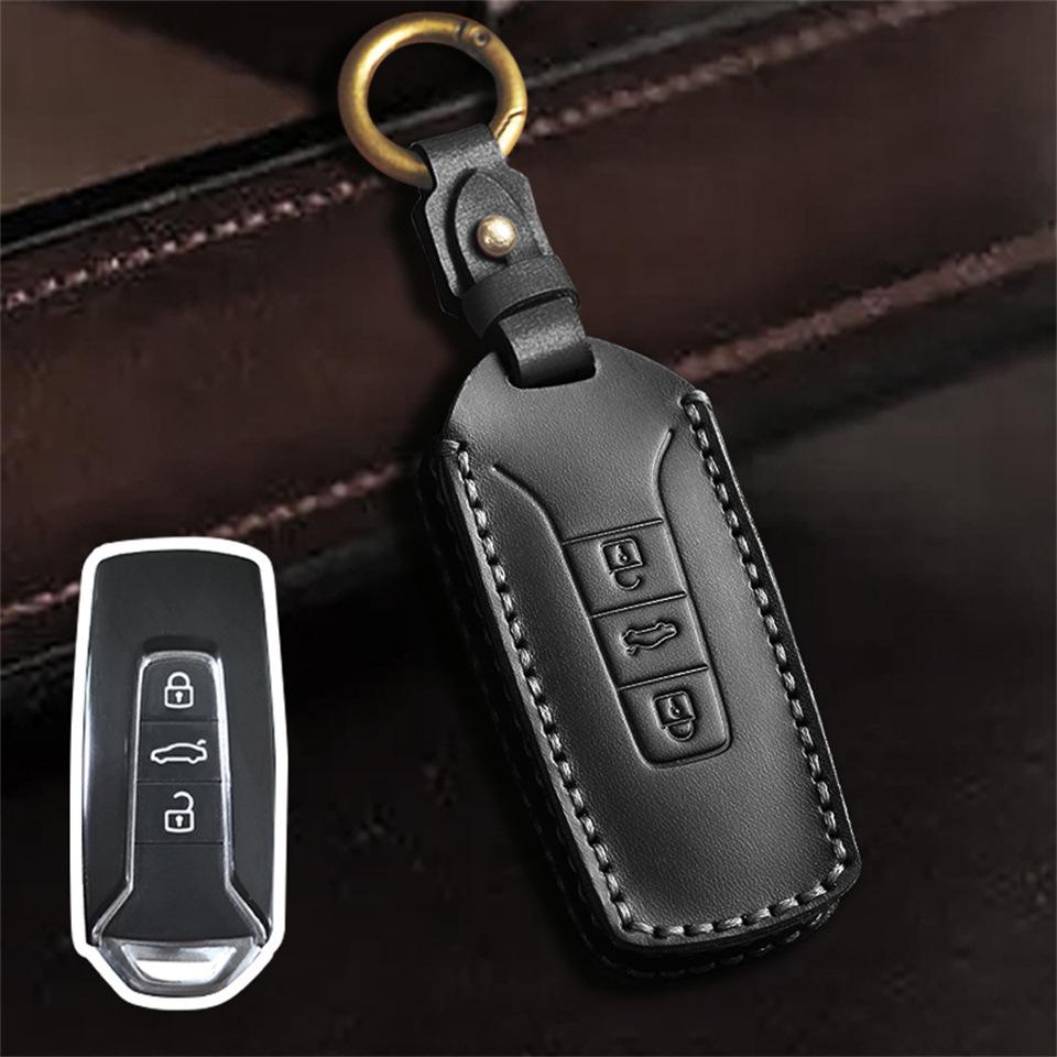 

Volkswagen Touareg Genuine Leather Car Key Case for 2017-2021 Models