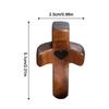 Mini Olive Wood Pocket Cross Mini Pocket Stress Relief Spiritual Companion Cross My Heart Encouragement Gift Wooden Cross Across