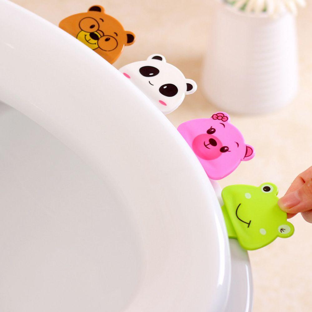 

Cute Animal Shape Portable Avoid Touching Handle Toilet Lid Raise Lifting Device Toilet Seat Lifter 4pcs