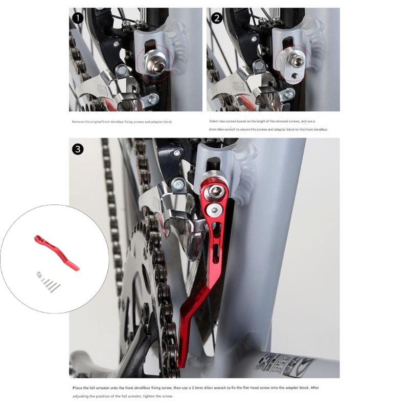 Chainring Stabilizer High Strengths Carbon Fibers Road Bike Chain Stabilizer for Cycling Enthusiasts