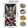 Large Size Diamond Painting New Collection Butterfly Fairy Diy Full Square Round Drill Rhinestone Embroidery Mosaic Cross Stitch Kits Wall Decor