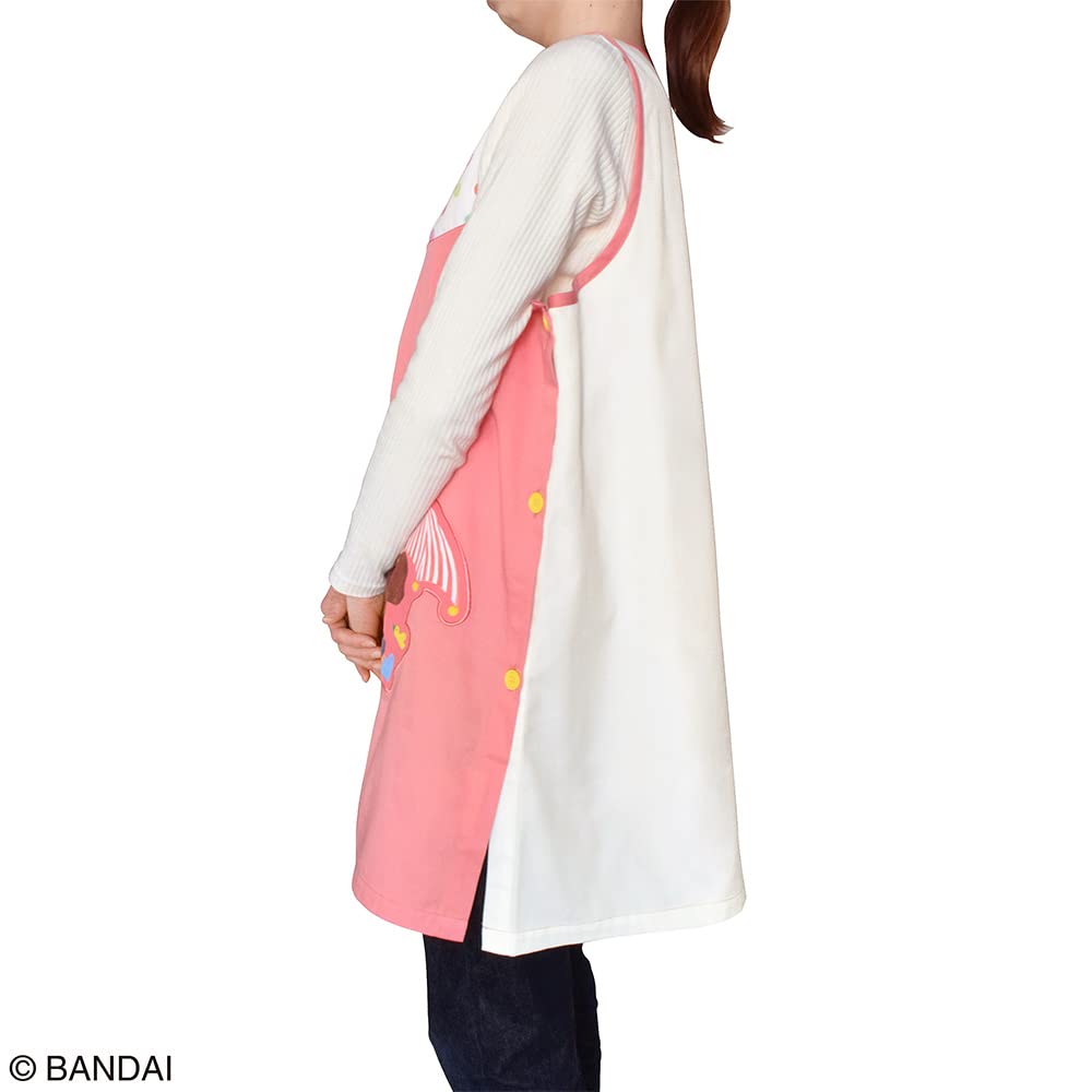 The School Salmon Bears' Apron, Pink/Ivory [ST-IKU0004]