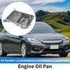 X Autohaux 1 Pc No.112005MHA00 Engine Oil Pan for Honda Accord 2008-2017 Steel Silver Tone
