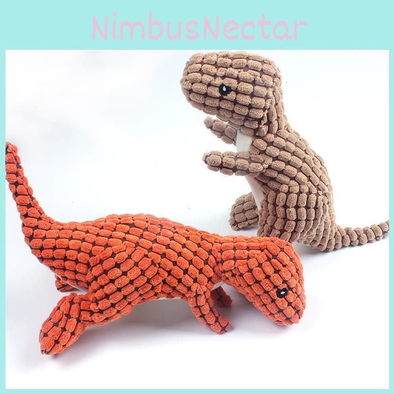 Soft And Strong Dinosaur Plush Toy Perfect For Puppies To Chew And Play