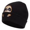 Cute Sloth Embroidered Knitted Hat Autumn And Winter Warm Men'S And Women'S Outdoor Adult Wool Hat