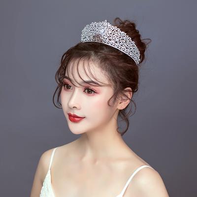 Bridal Jewelry European Zircon Crown Wedding Hair Accessories Wedding Dress Accessories