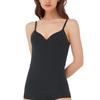 Kirei Labo Bra Organic Cotton 3D Molded Cup Size M Top, Blend, Camisole, KB3057K, Women's, Black,