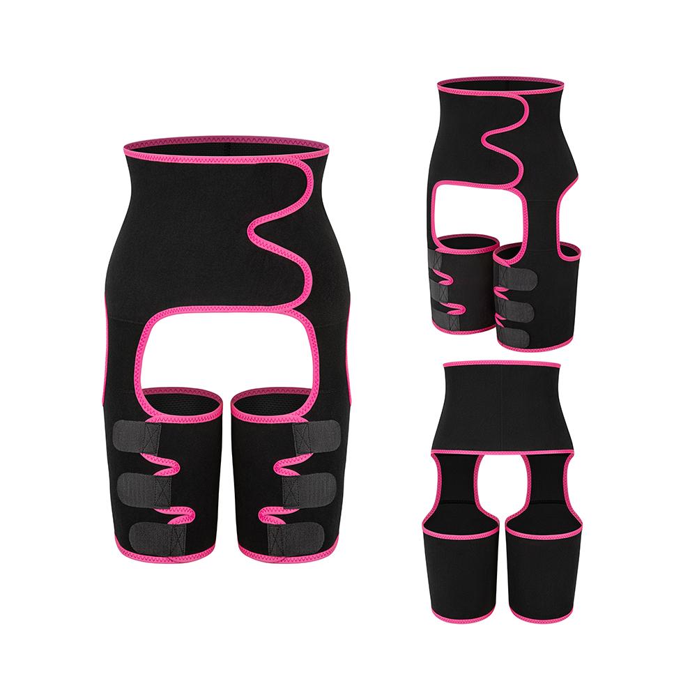 Taillentrainer für Damen, 3-in-1, Taillen- und Oberschenkel-Trimmer, Body Shaper, Gewichtsverlust, Abnehmen, Stützgürtel, Hüftheben, Korsetts, Workout, Fitness
