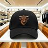 Highland Cow Print Adjustable Baseball Cap for Unisex Women Breathable Duckbill Sun Hat for Travel Camping Daily Wear