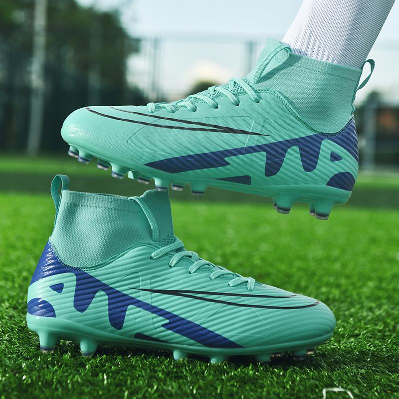 

Новые высокопрофильные футбольные бутсы для внешней торговли AG длинные шипы TF шипы-сороконожки молодежные мужские и женские бутсы профессиональные тренировочные бутсы 47 сапфировый