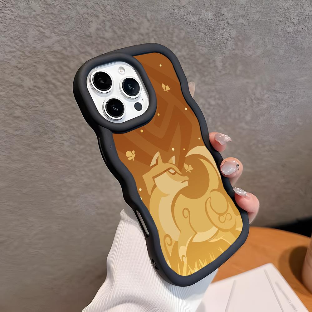 

Game GI Gorou Mobile Phone Case for iPhone 17 16 15 14 13 12 11 Air Pro Max Plus Wavy Edge TPU Colorful Cover Pretty Cover iPhone 11 Pro