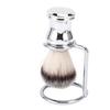 Beard Shaving Brush with Stand Man Beard Kit Synthetic Hair Shaving Brush with Holder Stand Rack