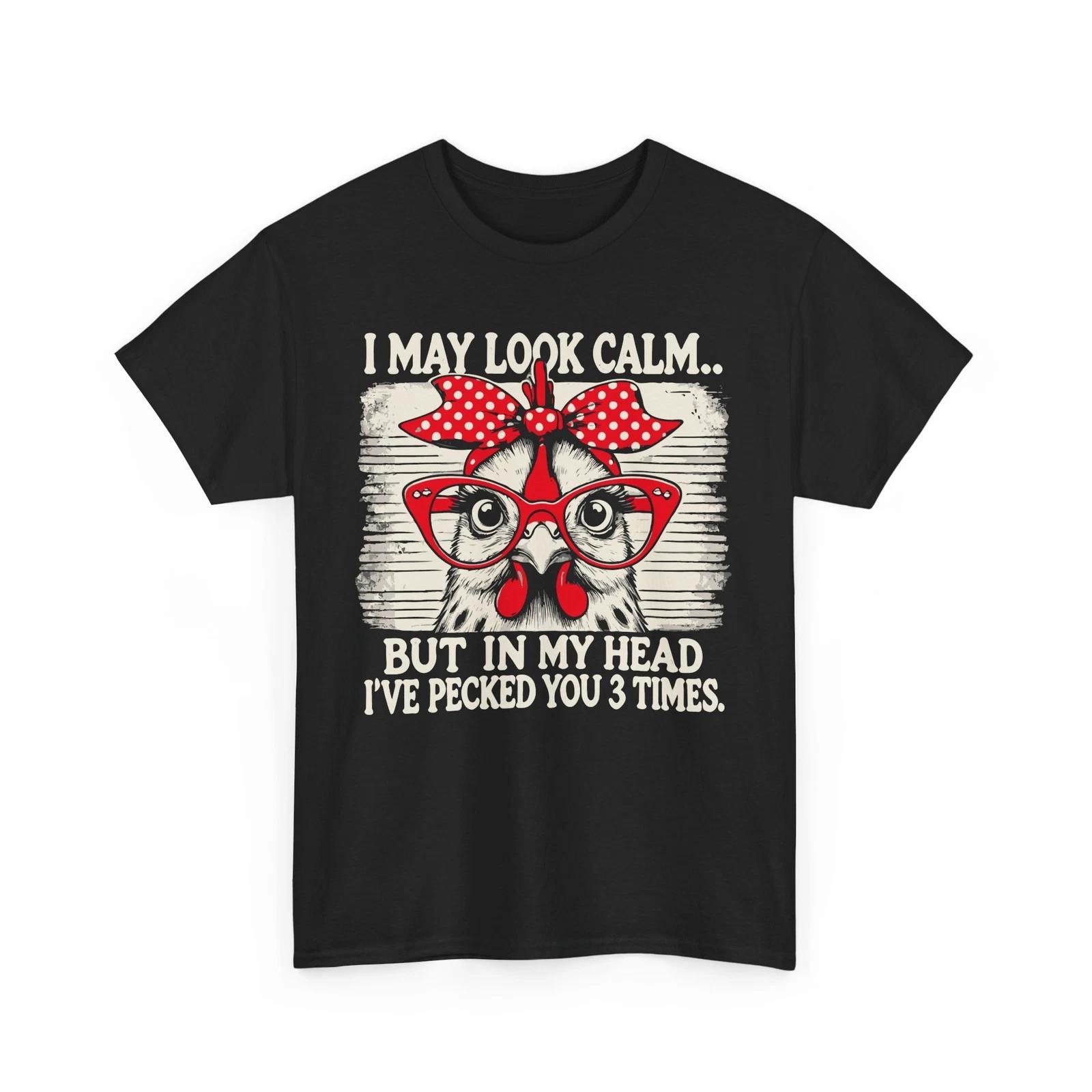 

Chicken T-Shirt - Clever & Witty Tee for Pun Lovers & Wordplay Fans S