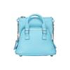 Maison Margiela 5AC Adjustable Chain Strap Zipper Closure Goat Leather Shoulder Bag Women Shoulder Bag Sky-Blue SB1WG0022P5348T6197
