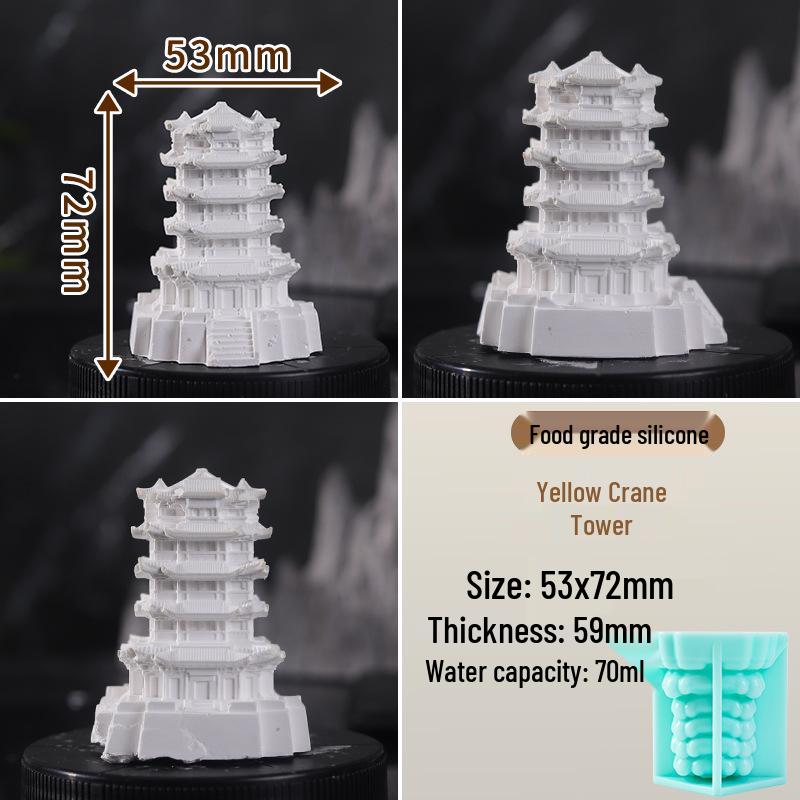 Silicone Plaster Mold DIY Embossed Pattern Tool for Aroma Doll Ornaments and Diffuser Stones