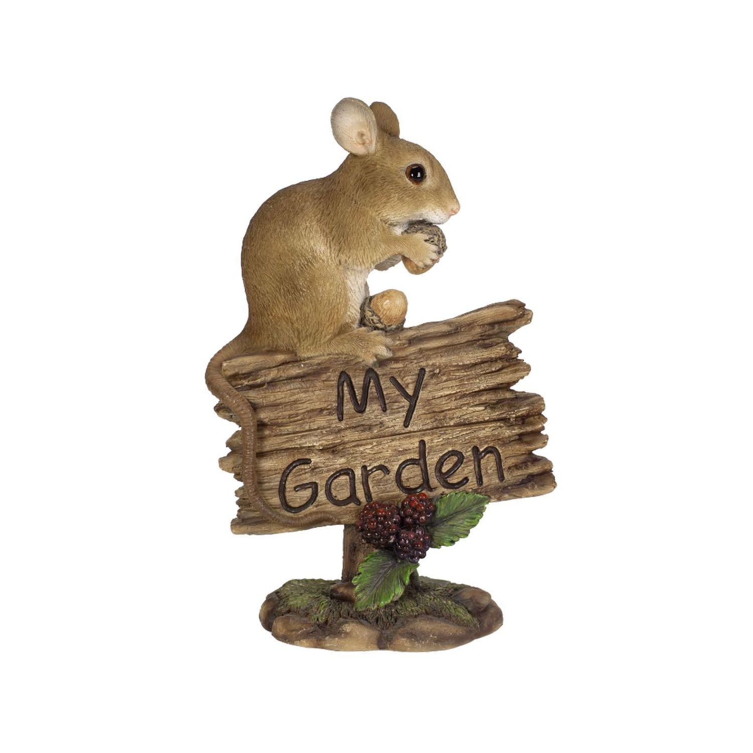 

Ubia Mouse Garden x x Garden H21257 Знак, 10.5 5.5 15.8 см, Фигурка, Украшение, Животное, Декорация, Мышь,