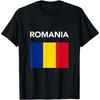 T-shirt Bandiera Romania Sono Rumeno Grafica T-Shirt per Uomo Abbigliamento Casual Estate Palestra Sport Top Magliette Donna Manica Corta