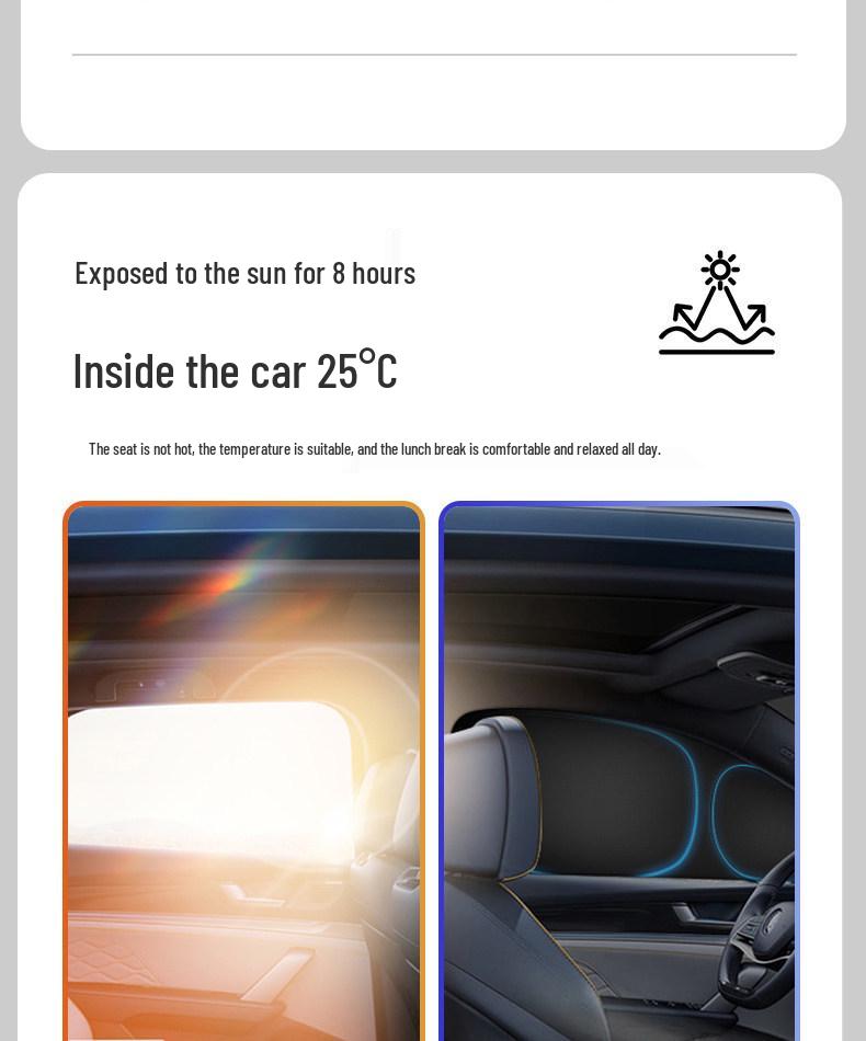 Full Coverage Sun Shade for BYD Models - Privacy & Heat Protection