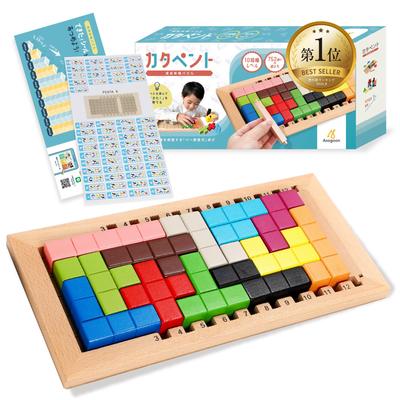 Educational Toy Wooden Puzzle Growth Experience Puzzle 10 Stages X 752 Combinations Brain Training Montessori Toy Perfect for Gifts Asogoon Catapent®