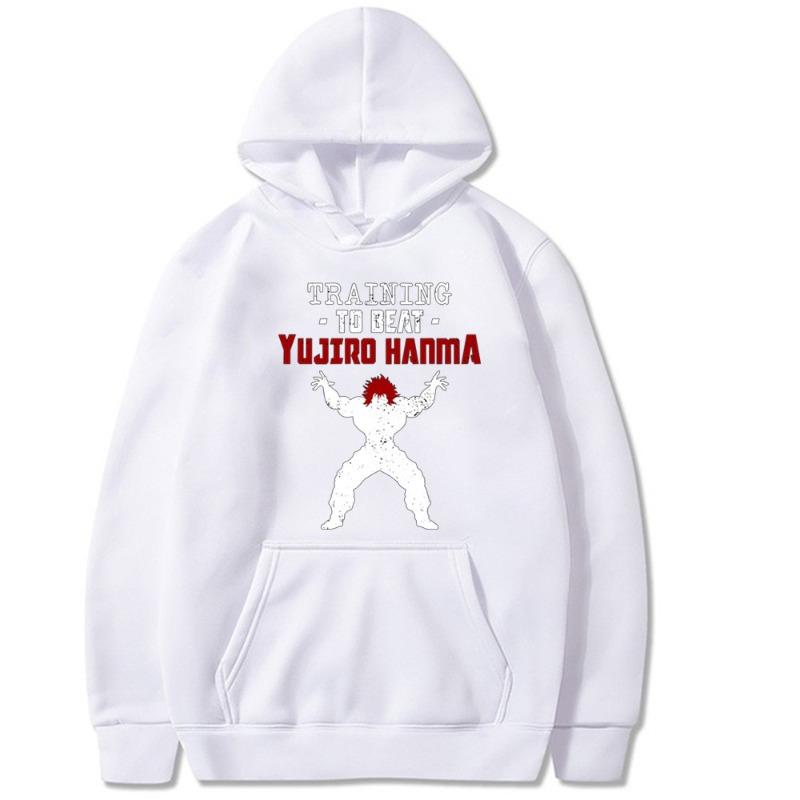 Japanese Animation The Grappler Hanma Baki Hoodies Men Long Sleeve Sweatshirts Women Harajuku Streetwear Pullovers Sudaderas