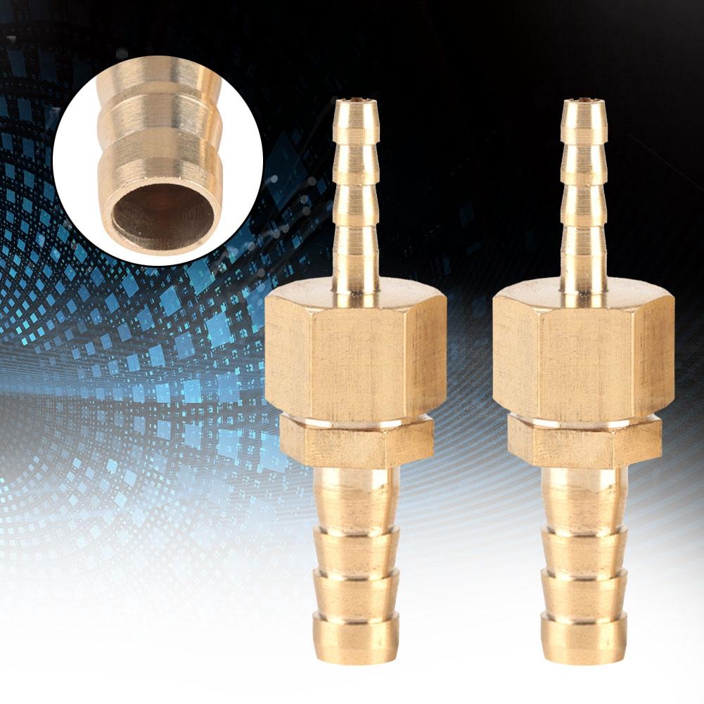 2 Stück 46mm Messing Fitting Schlauchstutzen Reduzierstück Reduzierstopfen Verbinder
