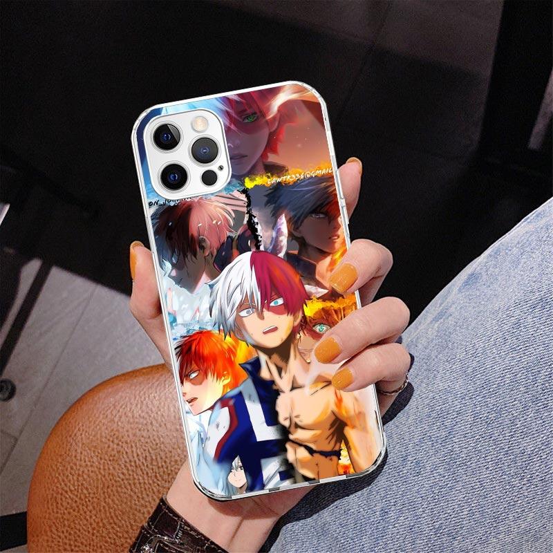 My Hero Todoroki Shoto Phone Case For iPhone 17 Air 16 Pro Max 16E 15 + 14 Plus 11 12 13 Mini 7 8 SE Gift Print Cover Fundas 17