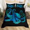 Octopus Bedding Set Twin Octopus Tentacles Bed Duvet Cover Sea Animals Comforter Cover Ocean Theme Quilt Cover With 2 Pillowcase