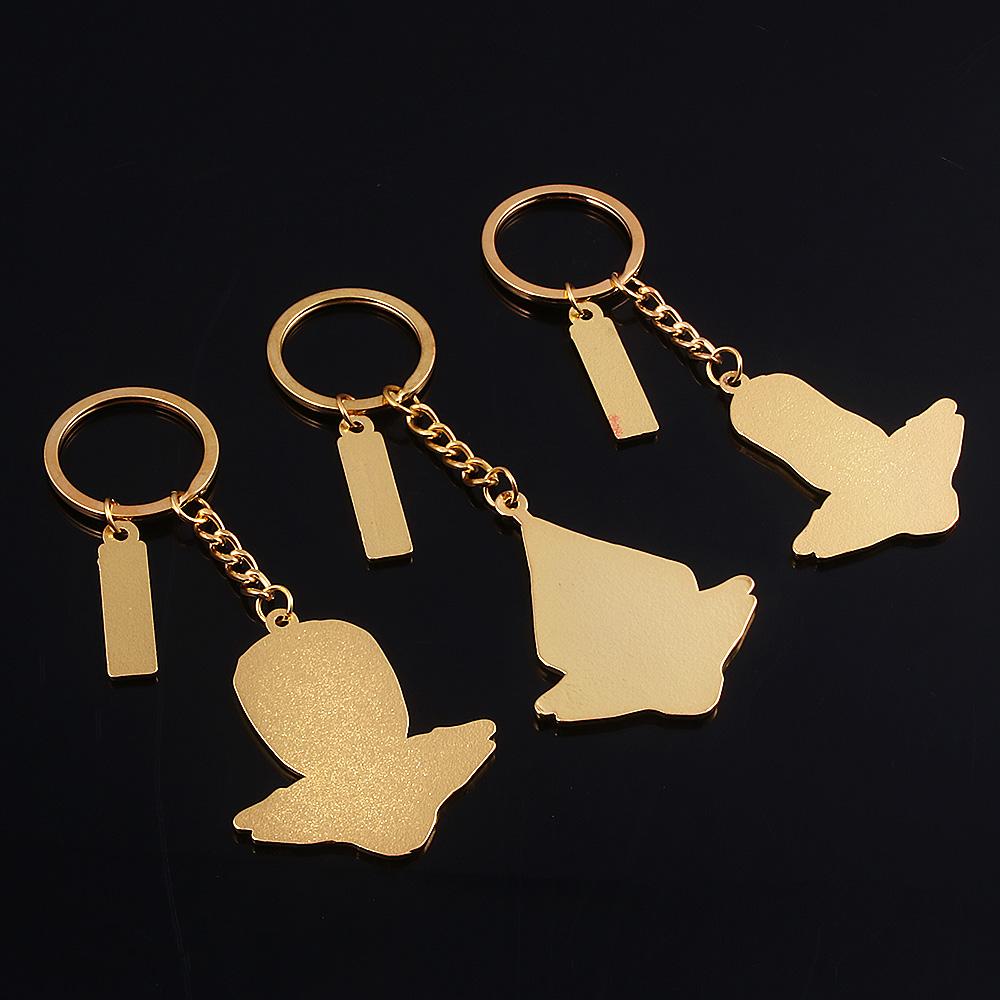 Anime EVA Keychain Spear of Metal Pendant Ayanami Rei Ikari Shinji Asuka Langley Soryu Cosplay Key Chain for Women Men Jewelry