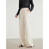 Women's Elastic Waist Wide-Leg Casual Trousers