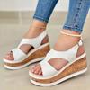 Large size women's shoes new wedge sandals international supply