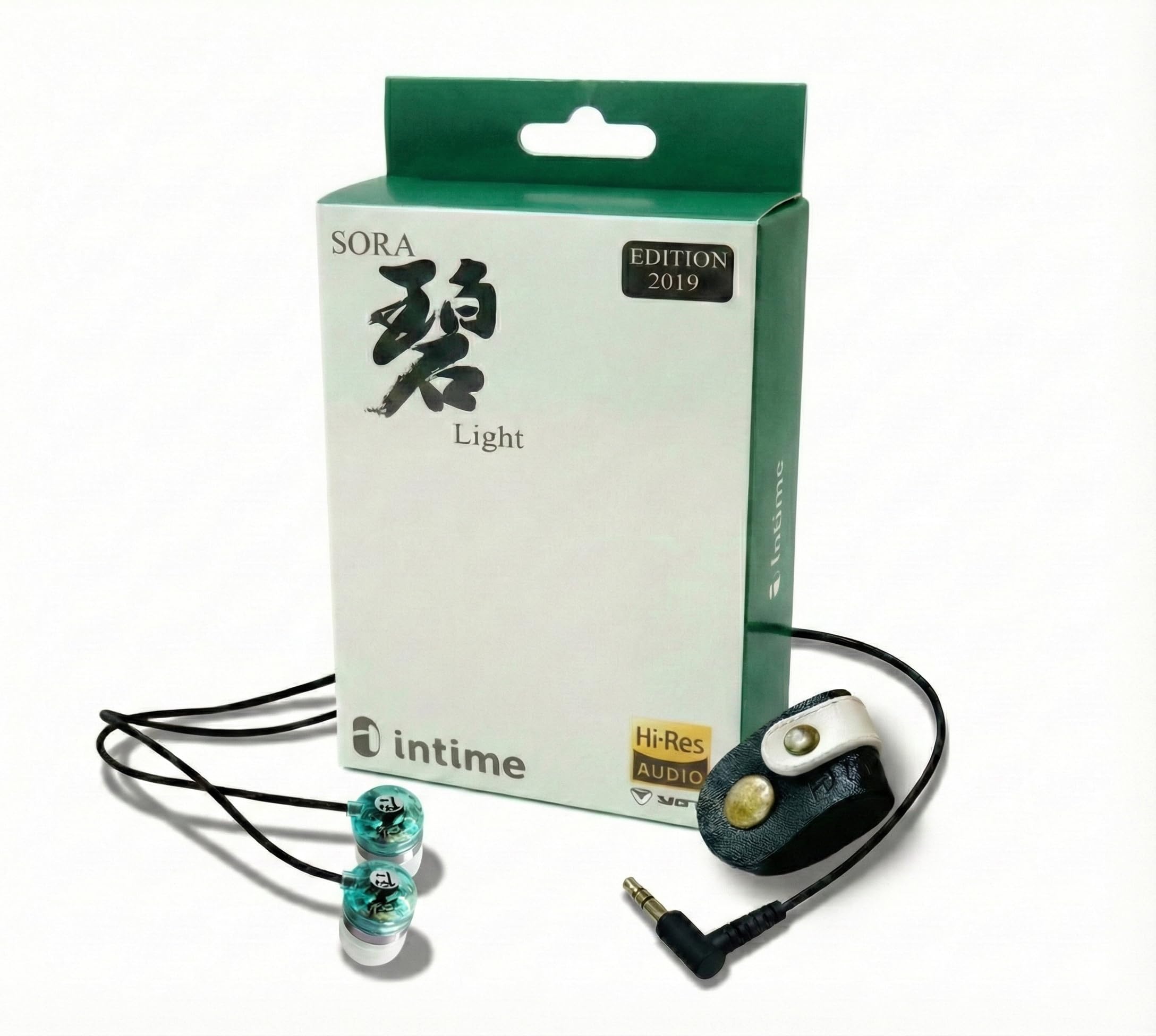 

intime Ao Light 2019 Edition [Includes intime Original Cord Reel] intime Wired Earphones, In-Ear Type, High-Resolution Audio Compatible, Hybrid