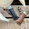 Retro Pu Leather Lighter Case Shell Protection Case Keychain Lighters Sleeve Cover Leather Case
